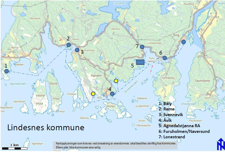 Søknad om midlertidig utslippstillatelse for avløpsvann i Syrdalsfjorden 8 Figur 1: Oversikt over hovedsystemet.