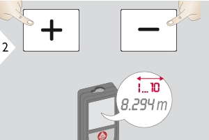 Betjening Minne (10 siste resultater) De 10 siste verdiene