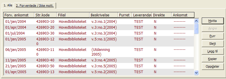 Supplementet mottas i samme rute som heftene: Tilsvarende gjelder for