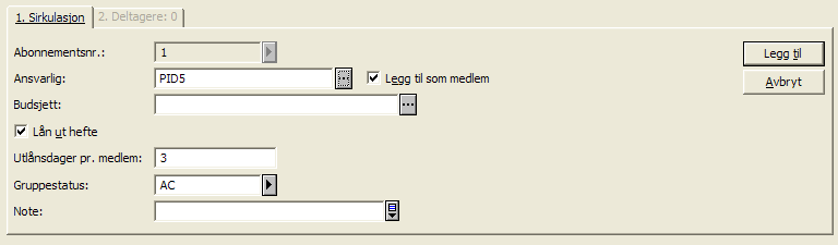 2.3. Fremskriving av hefter Fremskriving skjer for ett forventet volum (årgang) av gangen. Man foretar fremskriving via en automatisert jobb (p_serial_13). Jobben settes i gang ut fra en gitt dato.