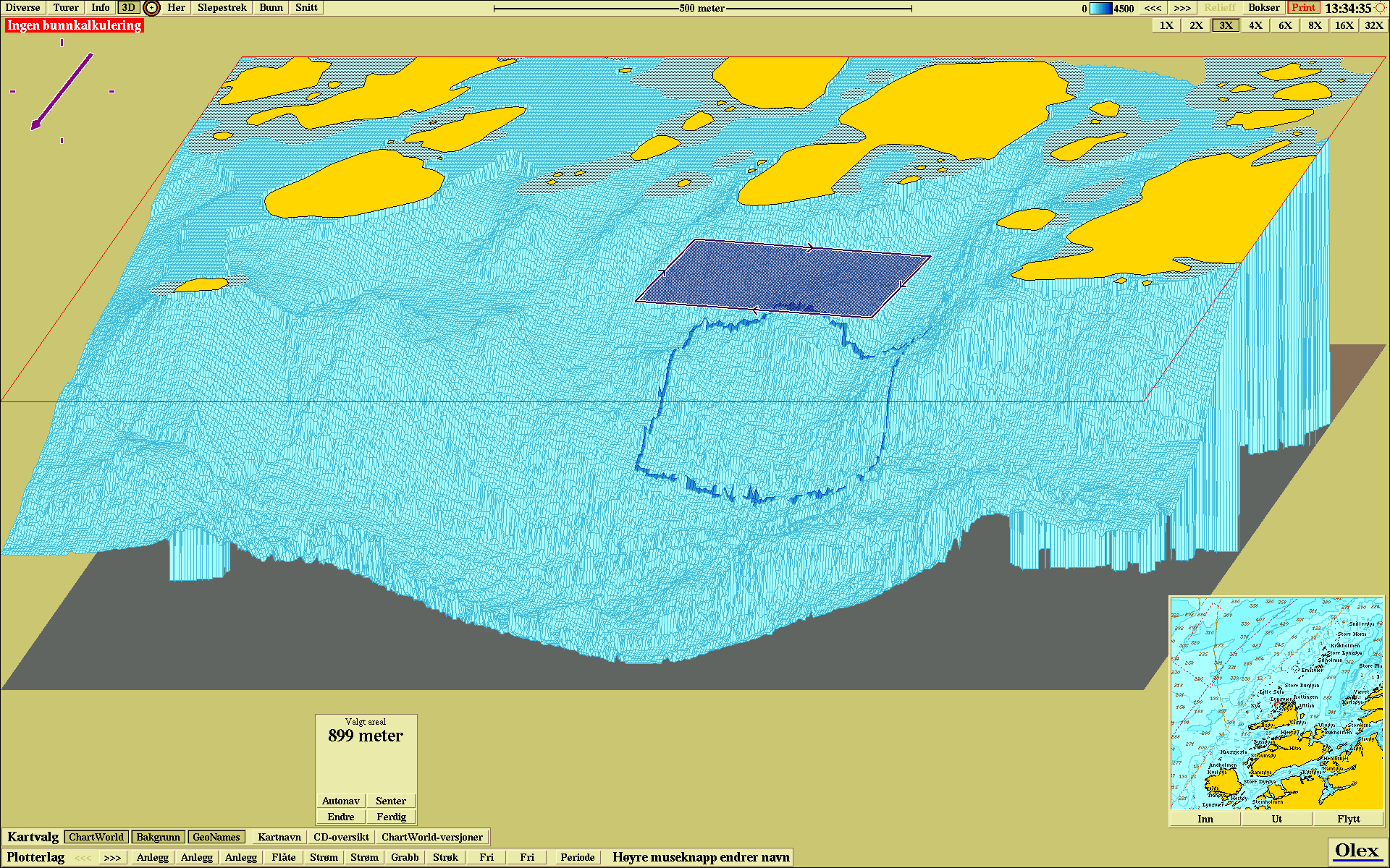 Figur 5: Isometrisk 3 dimensjonal fremstilling.