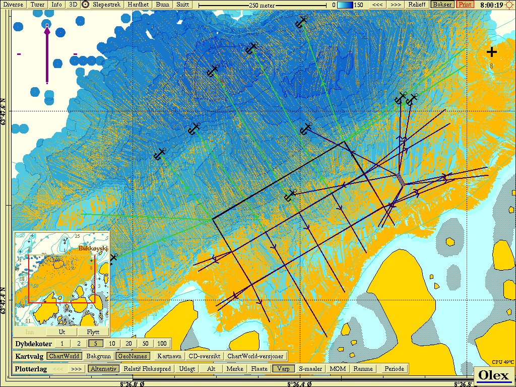 Figur 7. Dokumentasjon på oppmåling.