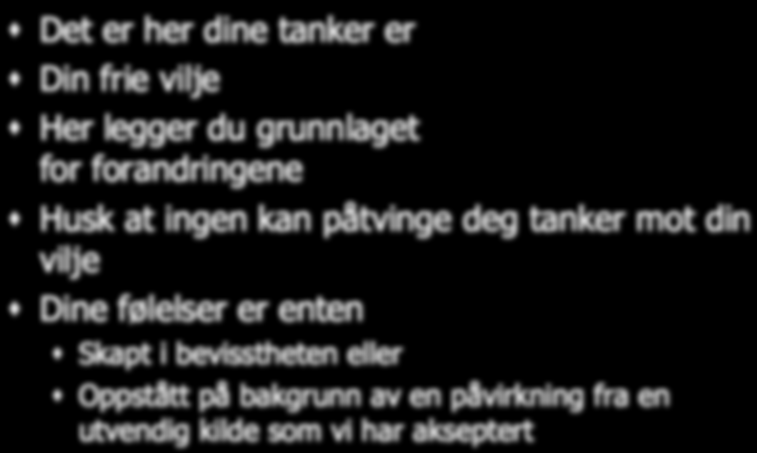 Hva kan du gjøre med det? Slik du har det nå er slik du vil ha det. Hvis ikke hadde du gjort noe med det You can get better or you can get bitter (Caroline Myss) Finnes det en løsning?