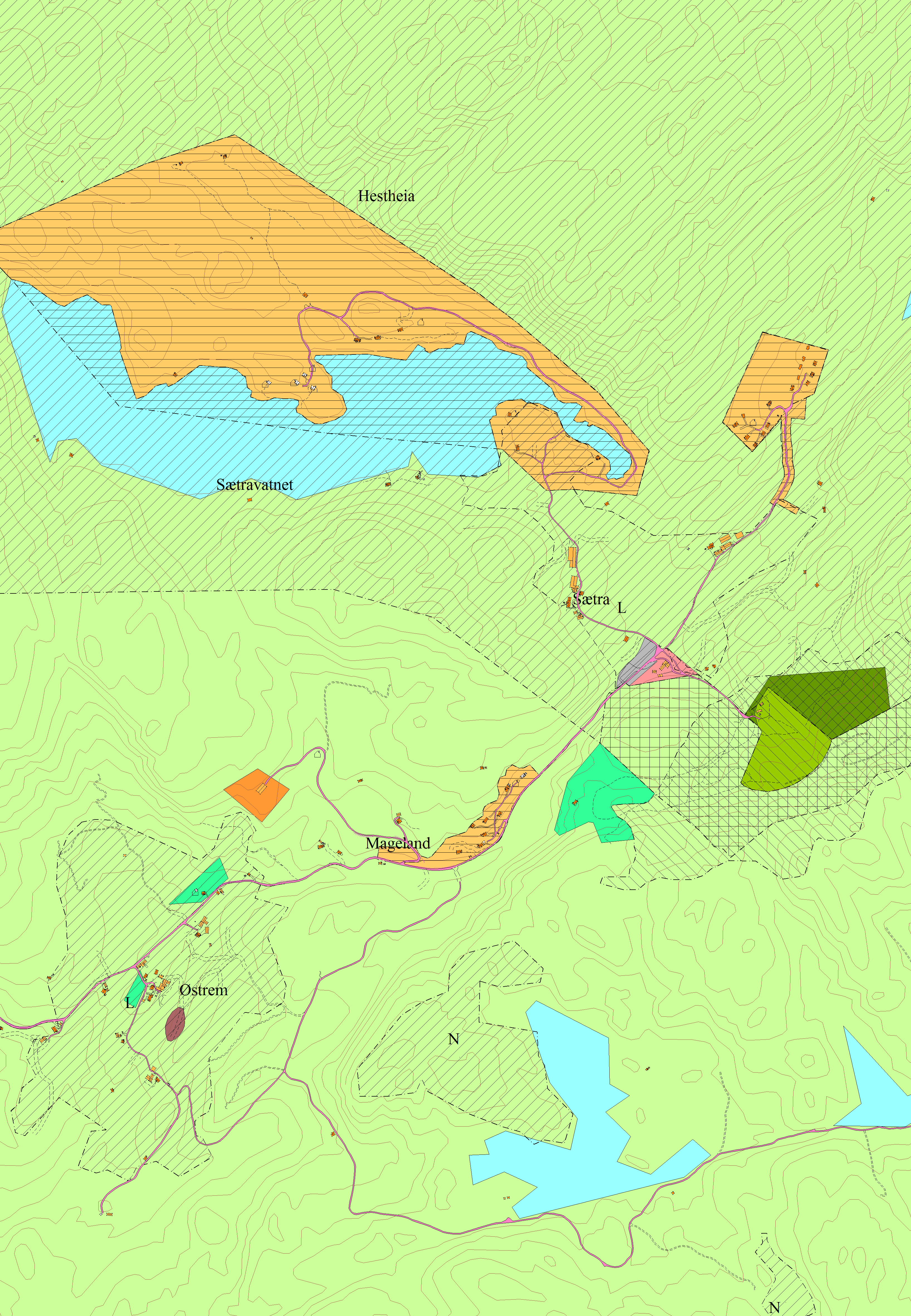 N 6492000 E 357000 E 358000 E 359000 N 6491000 N 6490000 N 6489000 Lund kommune