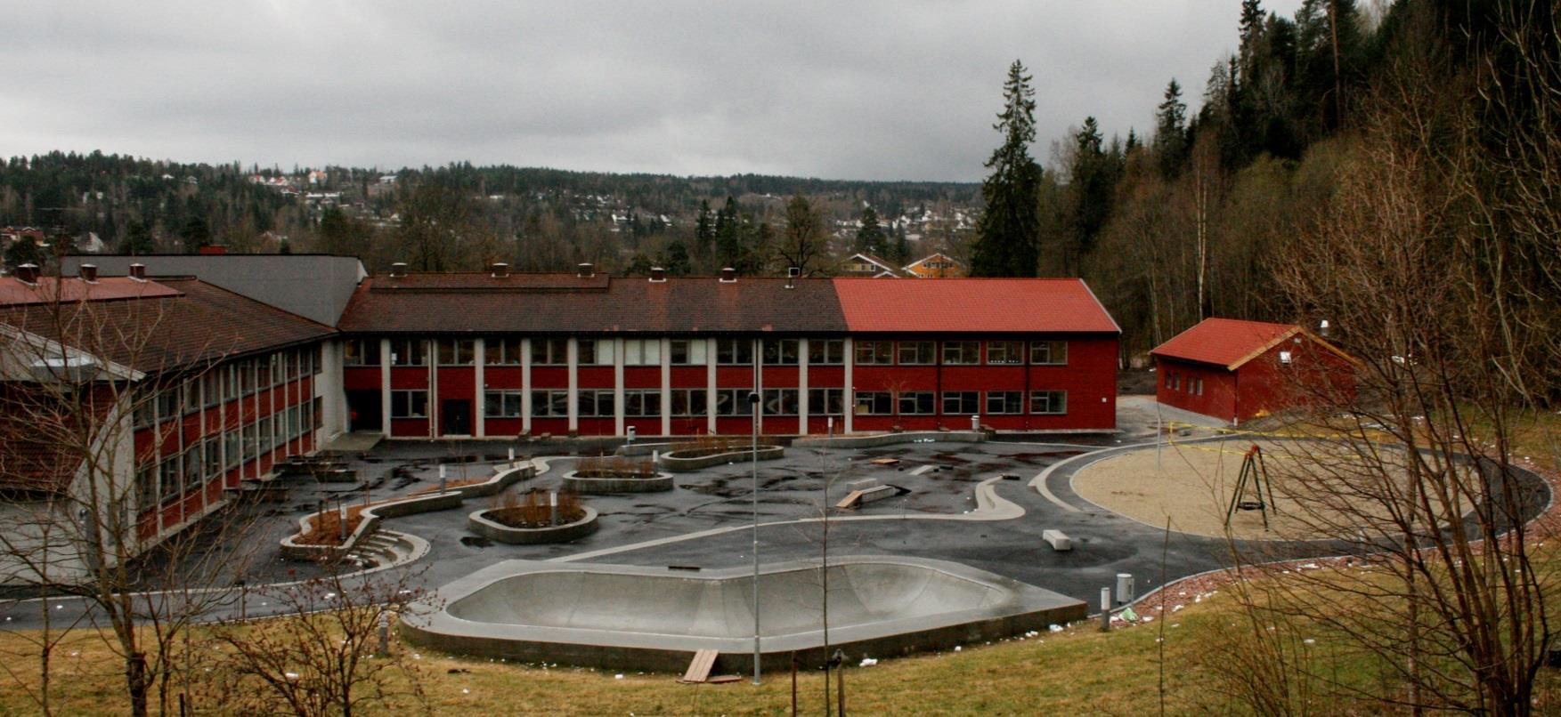 I tilknytning til skolen finnes dessuten: Skatepark,