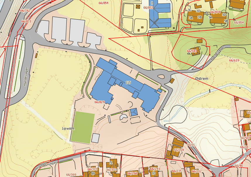 SKOLEBRUKSPLAN 2015-2030 3.2.7 Kopervik skole Kopervik skole ligger på Østrem, nord for Kopervik sentrum. Skolebygget består i hovedsak av to fløyer som er satt sammen i en «L-form».