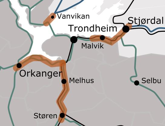 Knutepunkter og omstigningspunkter Omstigningspunkter er steder der kollektive ruter møtes med mulighet for bytte av transportmiddel.