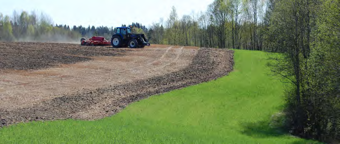 Vegetasjonssone og ugjødsla randsone ( 11) Nytt bilde kommer Det gis tilskudd for striper tilsådd med gras på fulldyrket areal langs åpen grøft, bekk, elv eller sjø vegetasjonssoner på tvers av