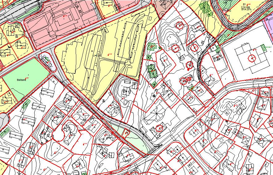 Båstadlund arbeids- og aktivitetssenter Plan nr:g-682 Figur 8. Planområdet grenser mot «Reguleringsplan for Karrestad». 4.