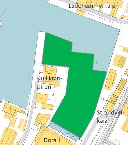 2 Forutsetninger og føringer Det er også lagt en klar føring om at det er positivt om deponiløsningen inkluderer nytt landareal i Nyhavna. 2.