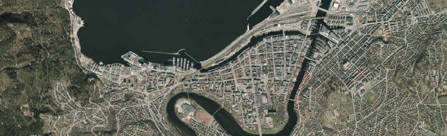 1 Innledning 1.3 Områdebeskrivelse Nyhavna er den delen av Trondheim havn som ligger øst for utløpet til Nidelva, nord for Nidelv bro / Nordlandsbanen, jfr. beliggenhet markert i Figur 1.