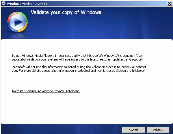 4.1.2 Installasjon av Windows Media Player 11 1 Sett inn CD som følger med i CD-ROM-driveren på din datamaskin.