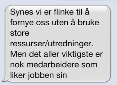 Omstilling Det er et aktivt valg å ta utfordringen! «Tidligere tenkte vi først på formatet, deretter på markedets begrensninger og til siste eventuelle andre fokus vi måtte ha, skriver Thomas Baekdal.