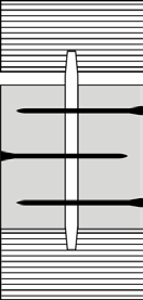 Lengden på stegforsterkning skal min. være: Ved endeopplegg; oppleggsbredden + 100mm til siden. Ved midtopplegg; oppleggsbredden + 100mm til hver side. Kapasiteter er vist i tabell 6.