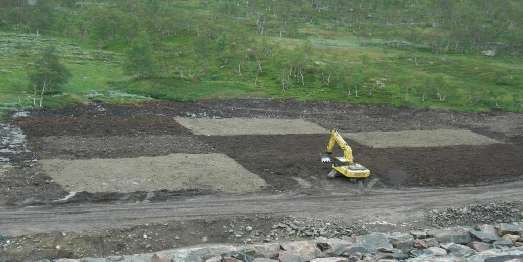 Anlegging av forsøksfelt ca 1.