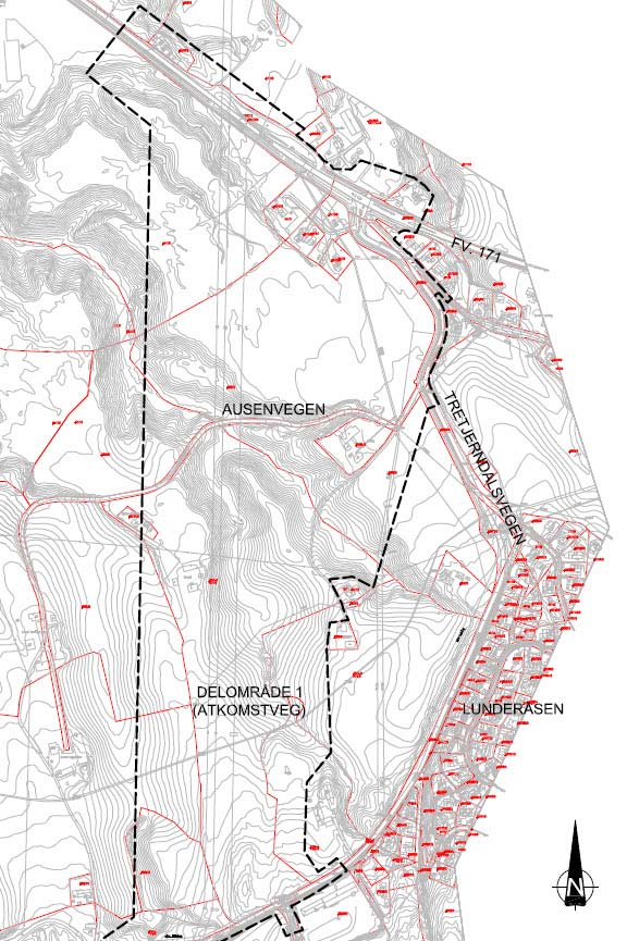 AUSENFJELLET II NYTT NÆRINGSOMRÅDE MED TILHØRENDE ATKOMSTVEG DETALJREGULERING MED 11/27 Figur