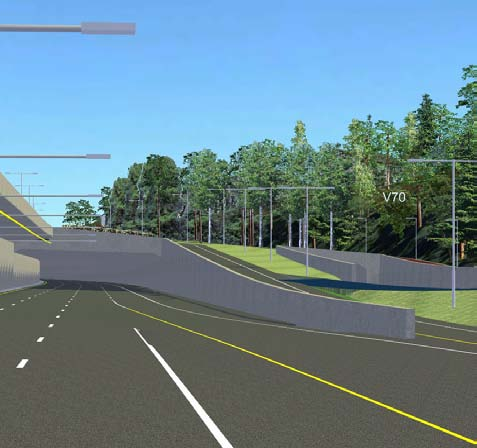 EMERKNINGER 1. Dimensjoneringsklasse: H7 ÅDT: >12 Fartsgrense: 8 km/h (Gjelder E18) 2. Konstruksjonstype: Plasstøpt betongstøttemur på løsmasser med evt. KS-peler. 3.