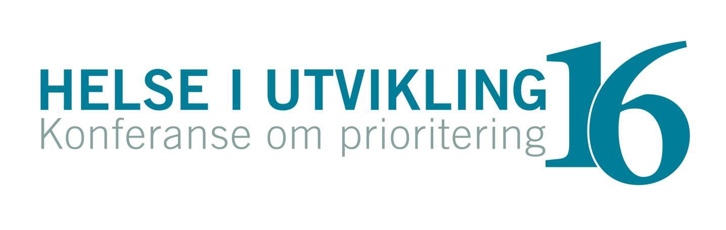 Vedlegg D: Program for Helse i utvikling 2016 Torsdag 13. oktober 2016 kl 9.30 15.10 Radisson Blu Plaza Hotell, Oslo Program 9.30-9.45: Åpning v/ statsråd Bent Høie 9.45-10.