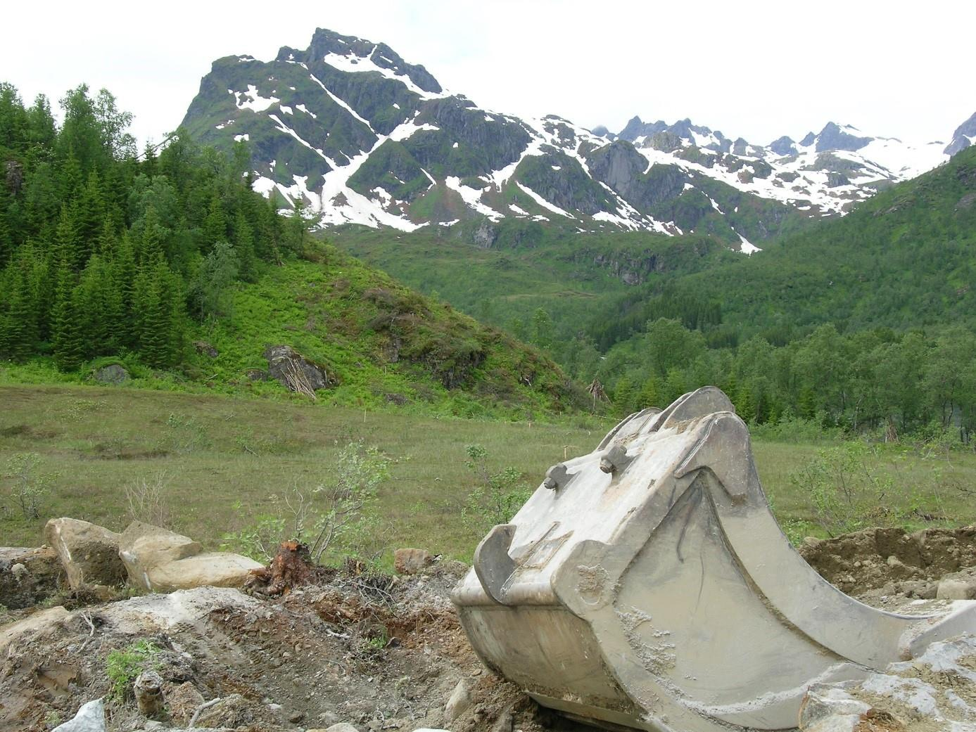 Før gravemaskinene kommer, må vi ha kunnskap om hvilke naturverdier som finnes slik at vi kan minimere de negative konsekvensene så mye som mulig. Her ved utbyggingen av E10, Lofast II.