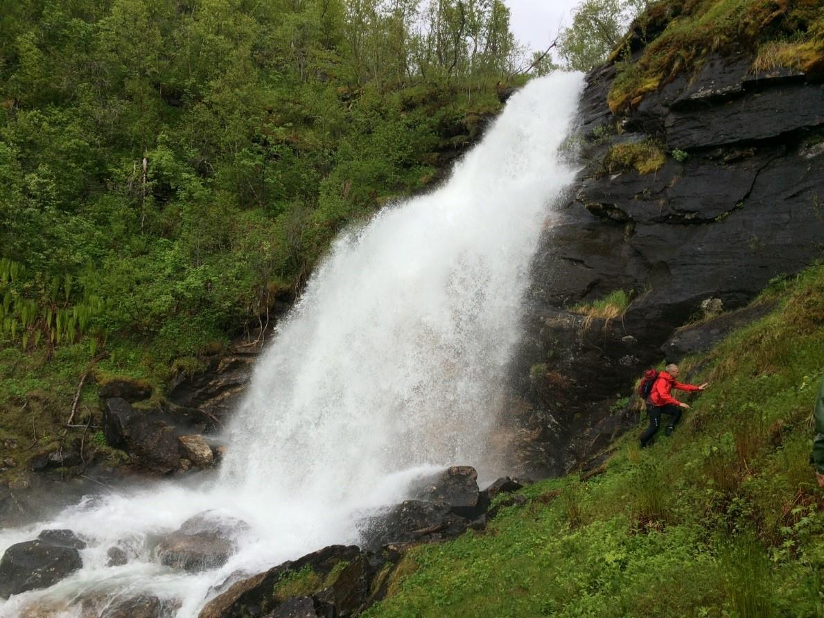 Bekkekløfter med fossesprøyt og høy luftighet er viktig for