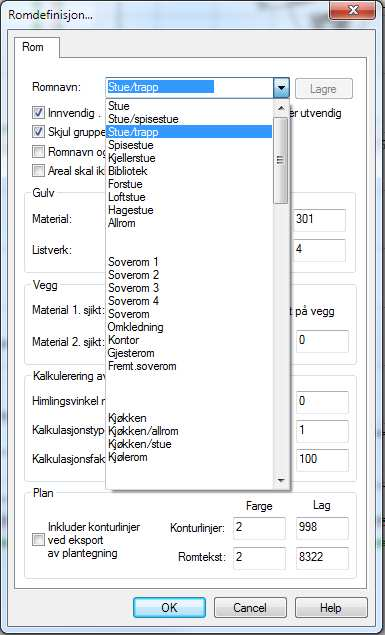 30.01.2012 Kapittel 10... 7 DDS-CAD Arkitekt innføring i versjon 7 Ikke rektangulære rom Romdefinisjon Hvert hjørnepunkt må inngis for å få beregnet arealet i ikke-rektangulære rom.