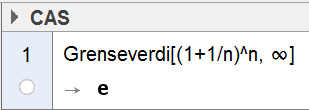 43 Alternativ måte Du kan også summere leddene i en følge slik: Først legger du inn Sum[<Liste>]. Deretter legger du inn Følge[ ] inn i hakeparentesene. Da ser det slik ut: NB!