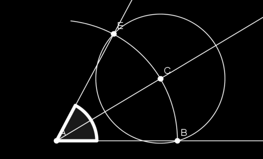 NIVÅ D D.6: Konstruere en vinkel som er like stor som en oppgitt vinkel. Eksempel-oppgave: Konstruer en vinkel i A som er dobbelt så stor som v.