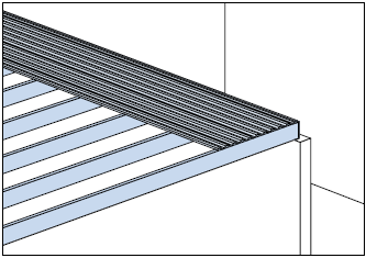 Stropy Oceľová konštrukcia Stropy systému LindabConstruline sú montované z oceľových tenkostenných C profilov Lindab uložených do U profilov nad nosnými stenami, resp. prievlakmi.