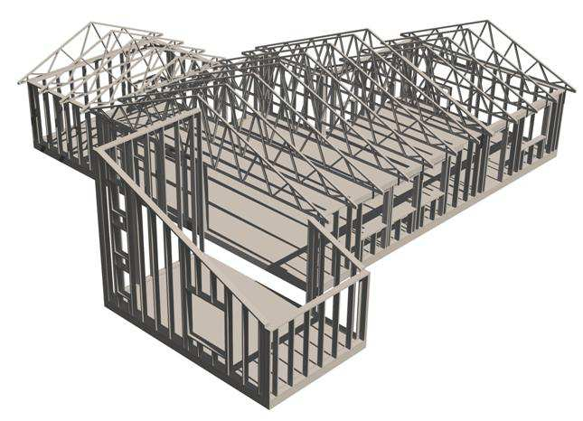 Geometrická presnosť Návrh konštrukcie stavieb ľahkých konštrukcií Lindab je vykonávaný s použitím najmodernejších 3D CAD systémov.