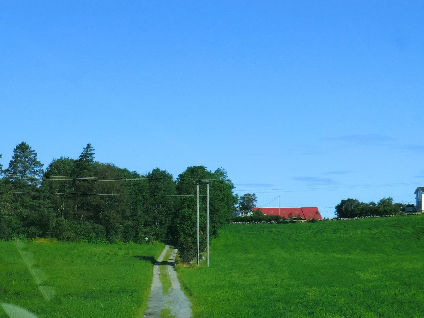 Planbeskrivelse Side 9 Bilde 2: Vei opp til eksisterende bebyggelse, samt strømlinje som går gjennom IL2, fra sør. 3.