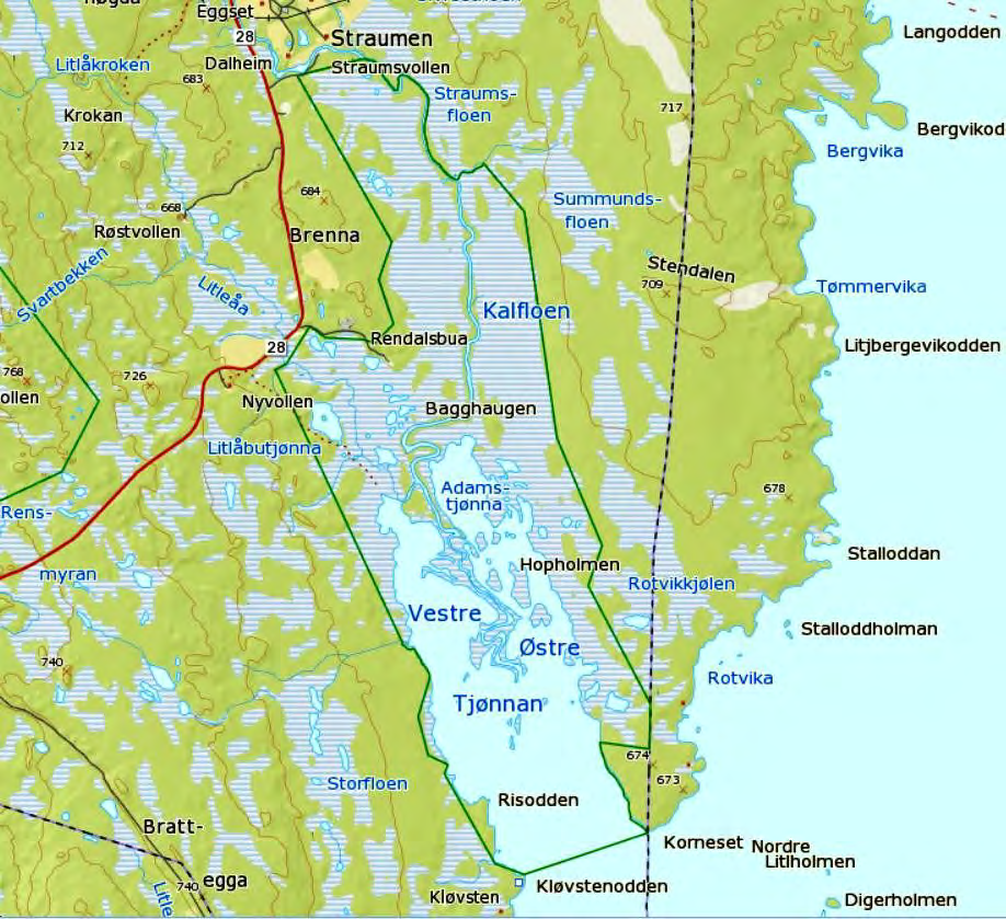 21 Tufsingdeltaet Kartblad 1719 II Elgå Kommune Os Areal 8.946 daa Høyde 660-670 m o.h. Feltarbeid Jon Bekken 1.6.2006 Jon Bekken, Kjell Isaksen 22.-23.6.2006 Andre besøk Bjørn Rangbru 31.8.-1.9.2002 Bernt Jarle Vatland 13.