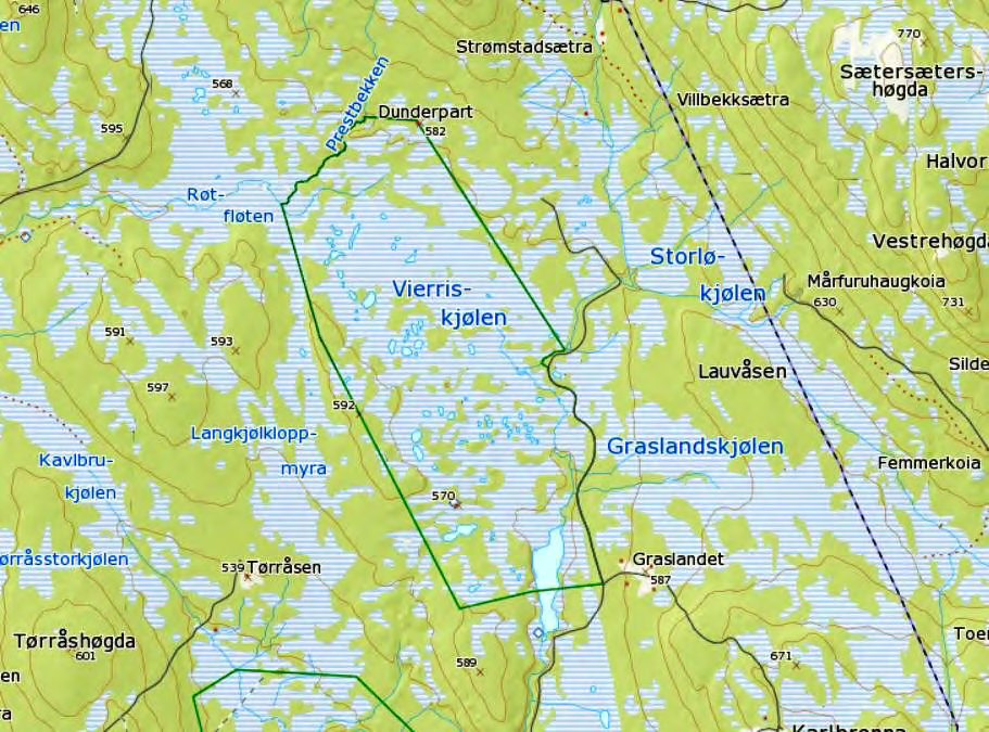 70 Røtkjølen Kartblad 2017 III Julussa Kommune Elverum Areal 5.389 daa Høyde 570-600 m o.h. Feltarbeid Jon Bekken 23.5., og 17.-19.7.2007 Oppsyn Rune Bjørnstad (RB) 2000-12 Kort karakteristikk Reservatet ligger ca.