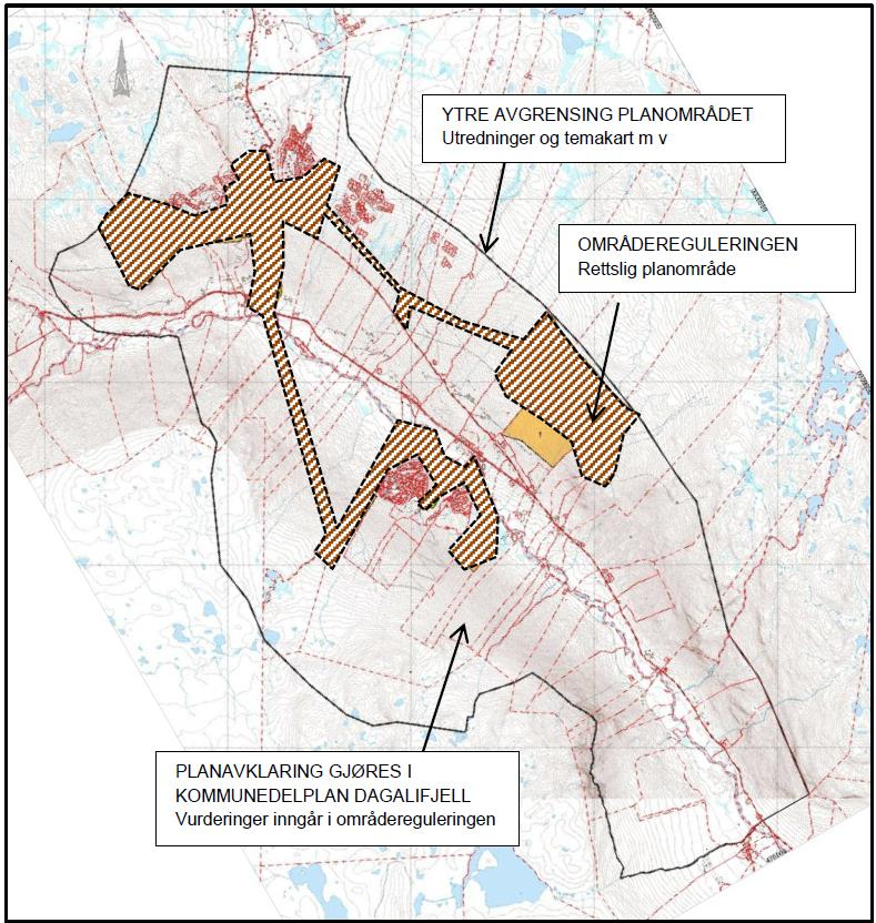 Utredningsbehovene Kravet til utredninger ved områderegulering vil være høyere enn ved kommunedelplan