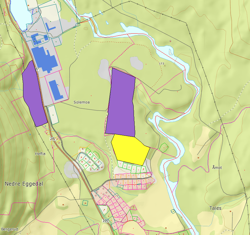 OMRÅDE: Nedre Eggedal N12-Nedre Eggedal Gbnr 123/4 Innspill: Nytt Dagens formål: LNF Foreslått formål: Næring.