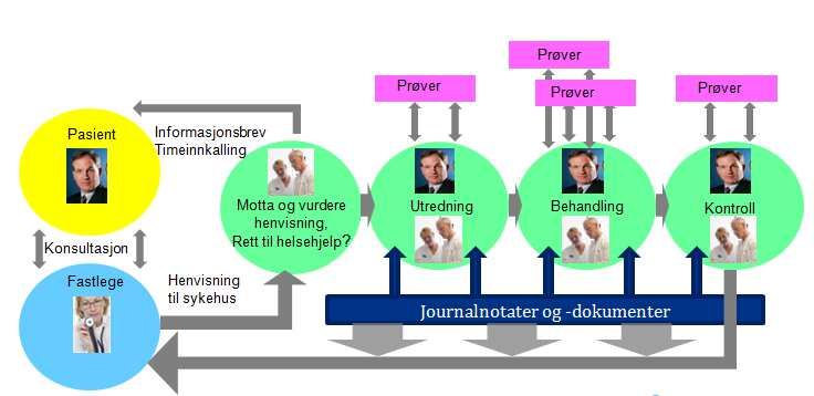 En komplisert klinisk hverdag er gjennomgått Hensikten har vært å få vite om foretakene har etablert