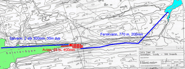 ANLEGGSBESKRIVELSE Vannforsyning Anlegget har sitt hovedinntak i Kvernavatnet.