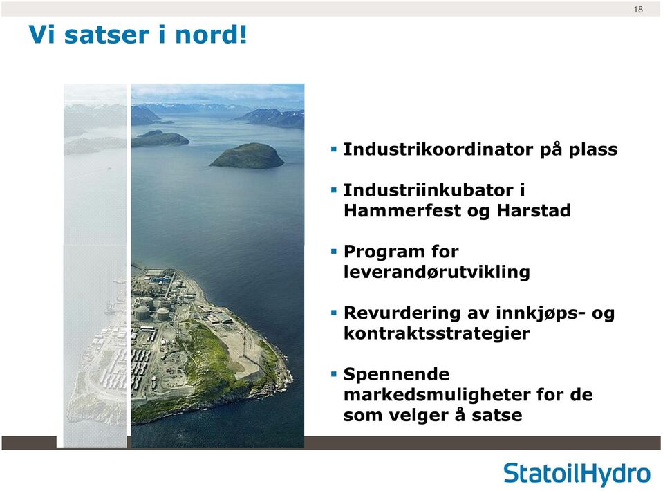Hammerfest og Harstad Program for leverandørutvikling