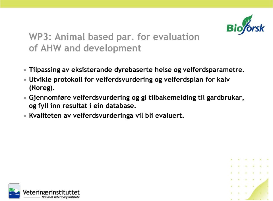 velferdsparametre.