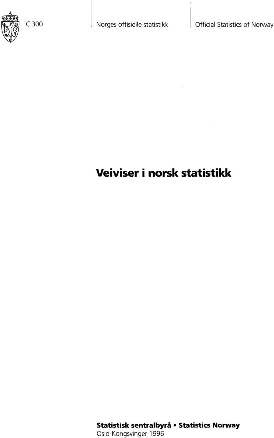 i norsk statistikk Statistisk