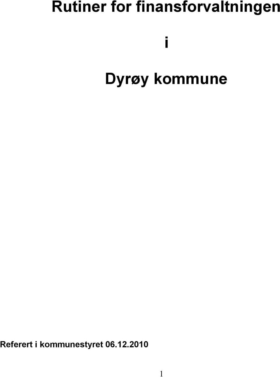 Dyrøy kommune