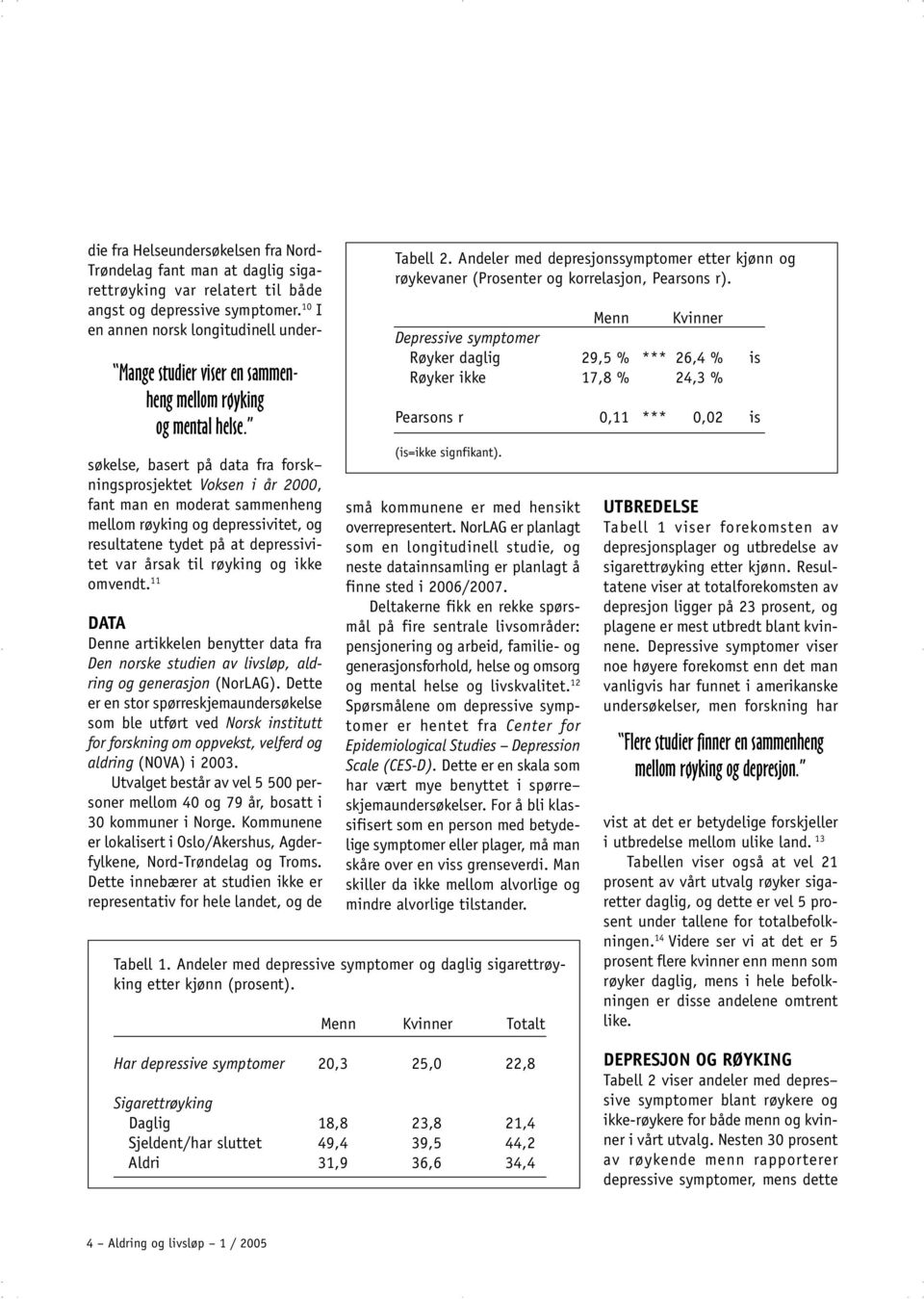 ikke omvendt. 11 DATA Denne artikkelen benytter data fra Den norske studien av livsløp, aldring og generasjon (NorLAG).