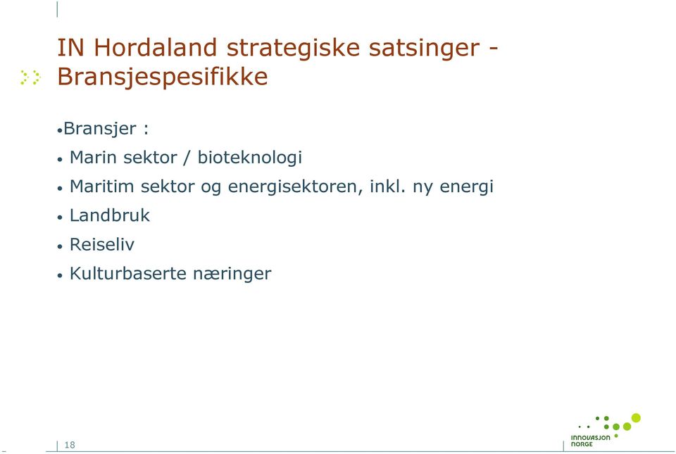 bioteknologi Maritim sektor og energisektoren,