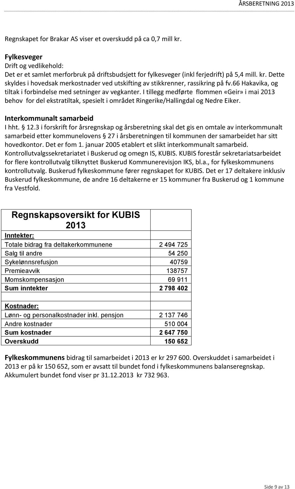 Interkommunalt samarbeid I hht. 12.