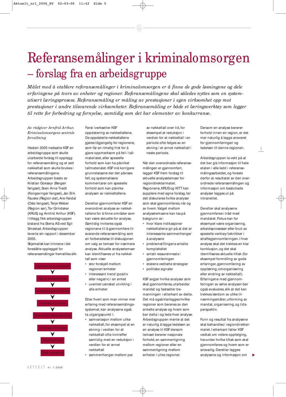 Referansemåling er måling av prestasjoner i egen virksomhet opp mot prestasjoner i andre tilsvarende virksomheter.