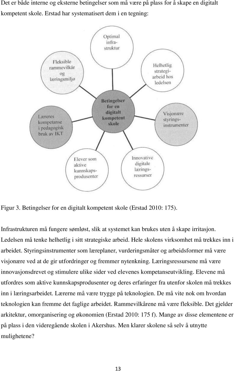 Ledelsen må tenke helhetlig i sitt strategiske arbeid. Hele skolens virksomhet må trekkes inn i arbeidet.