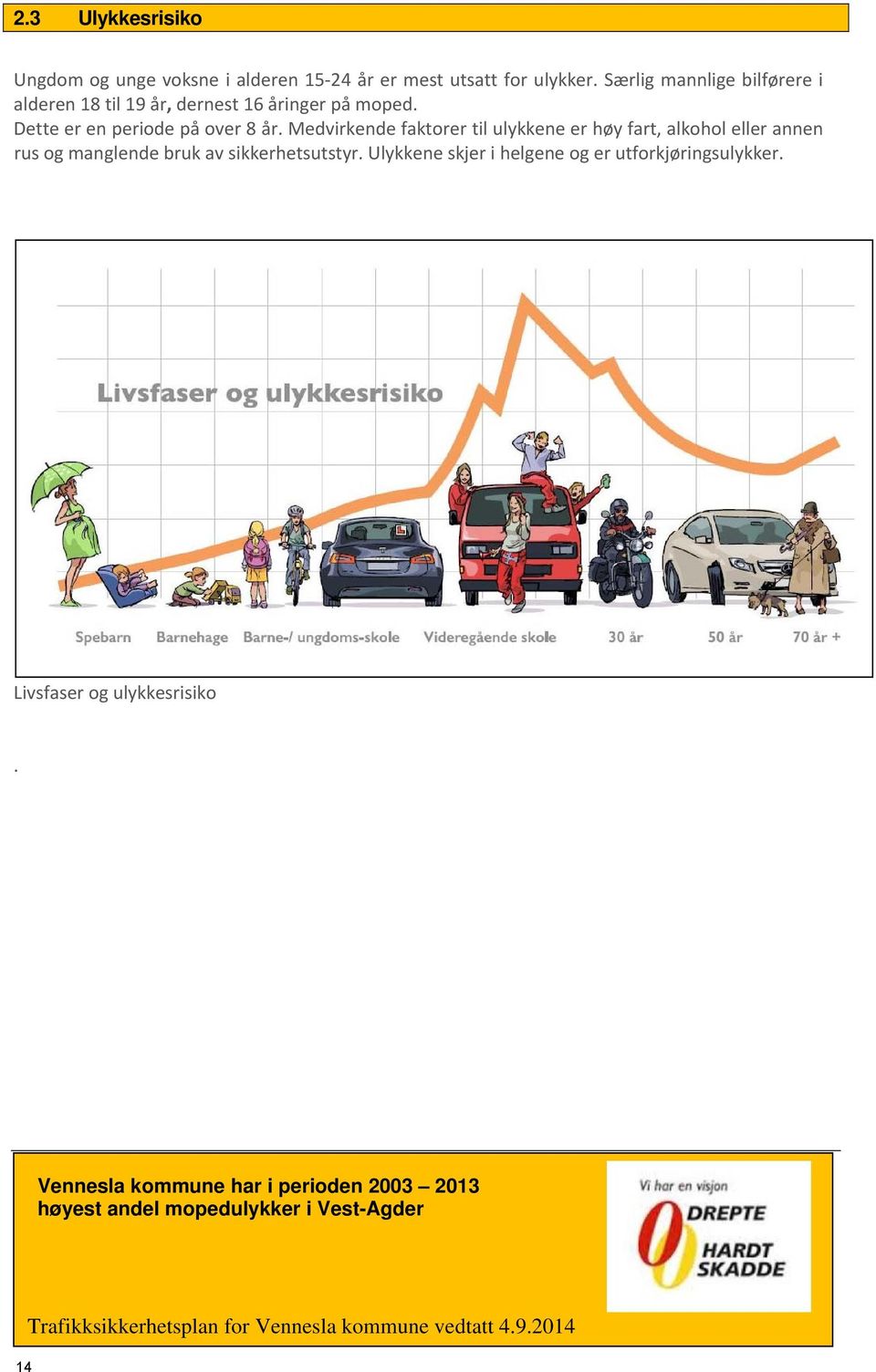 Medvirkende faktorer til ulykkene er høy fart, alkohol eller annen rus og manglende bruk av sikkerhetsutstyr.