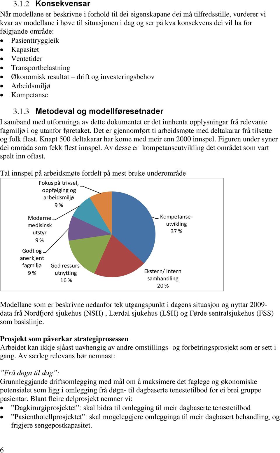 3 Metodeval og modellføresetnader I samband med utforminga av dette dokumentet er det innhenta opplysningar frå relevante fagmiljø i og utanfor føretaket.