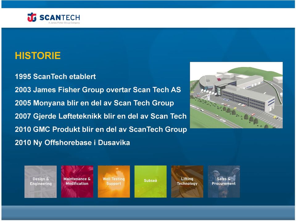 Group 2007 Gjerde Løfteteknikk blir en del av Scan Tech 2010