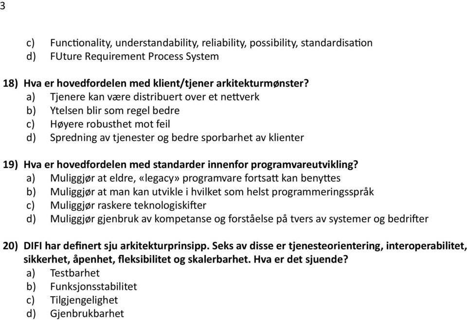 standarder innenfor programvareutvikling?