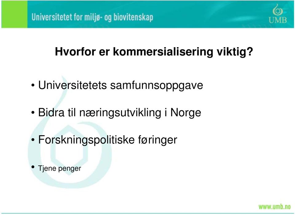 Bidra til næringsutvikling i Norge